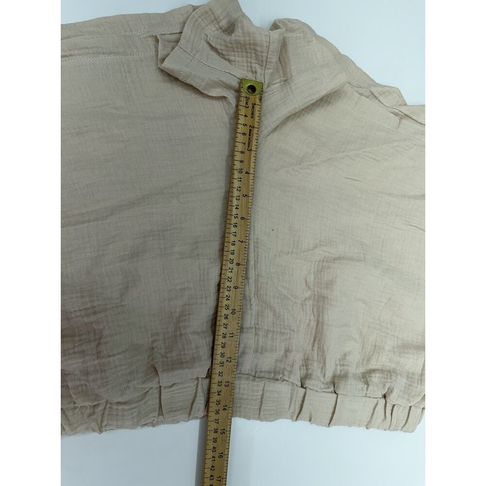 Shein Womens Set Size 3XL Tan Gauzey Tank Top and Shorts Two Piece - Picture 15 of 16